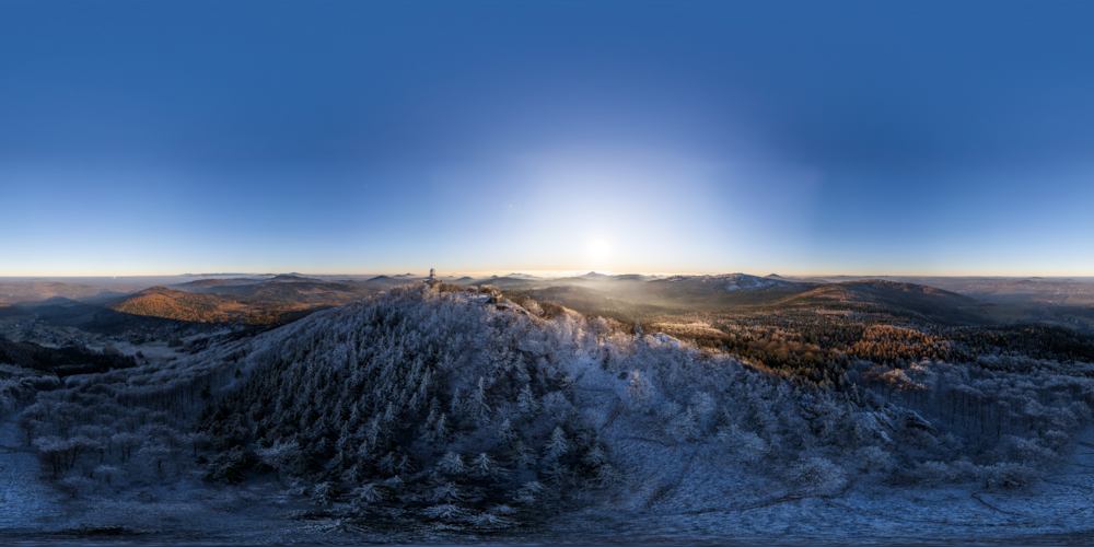 Lausche - Ansicht von Süden