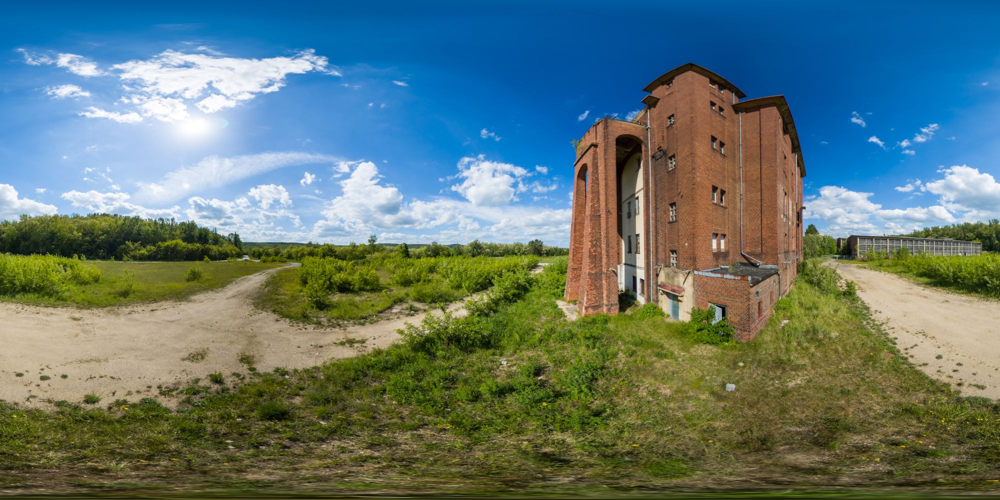 Tagebau Berzdorf - Hochbunker für Kohle - Süd-Westseite