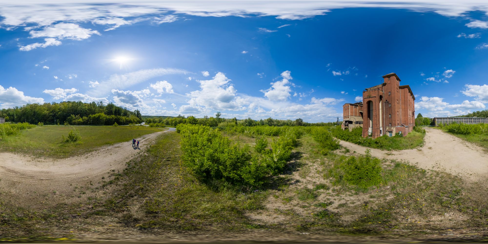 Tagebau Berzdorf - Hochbunker für Kohle - Westseite