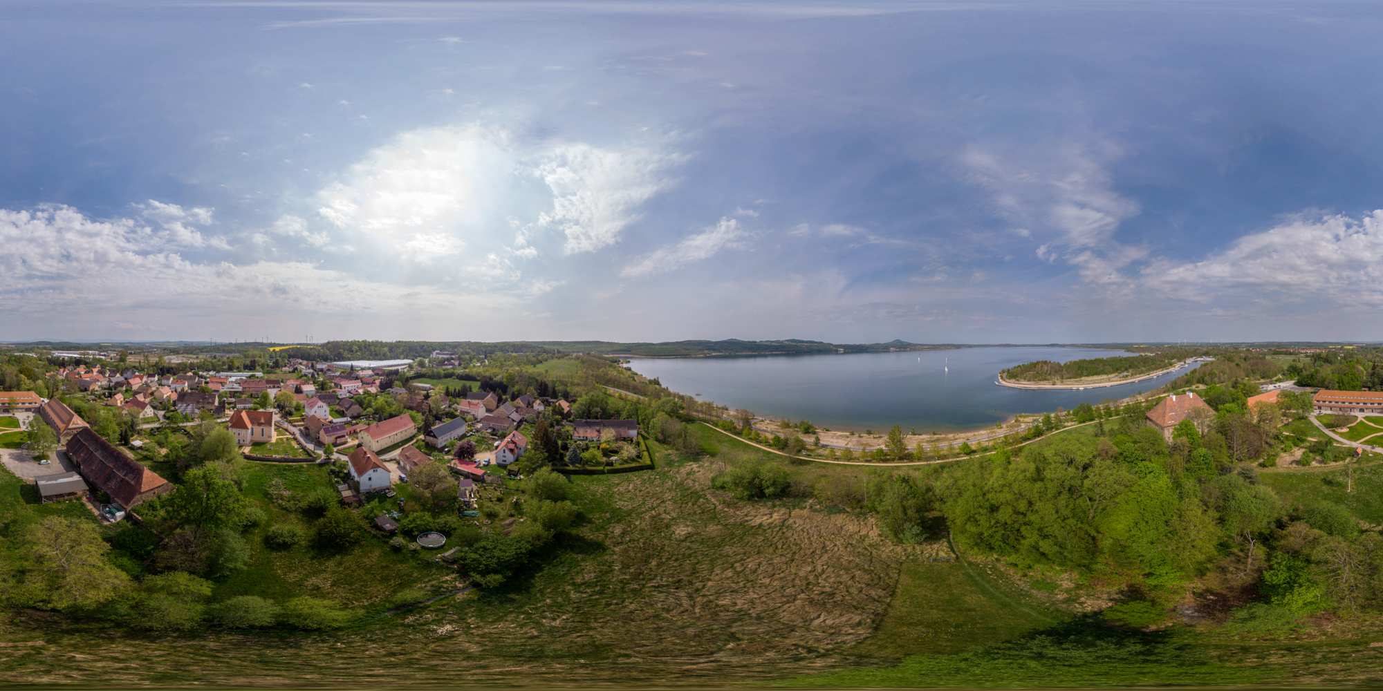 Luftpanorama - Gut am See