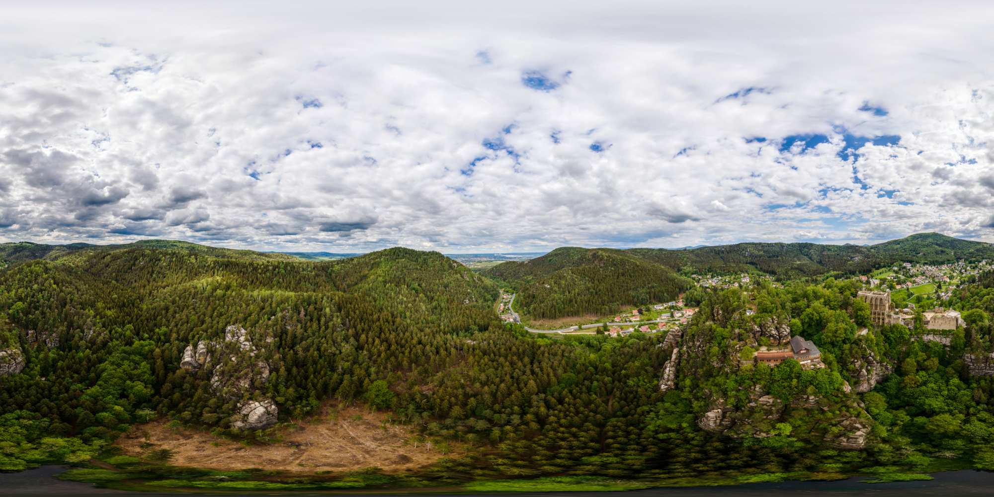 Luftpanorama - Nordansicht