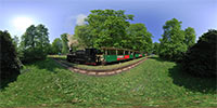 360 Grad Panorama: Waldeisenbahn Muskau (Stadt Bad Muskau)