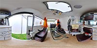 360 Grad Panorama: Barkas Krankenwagen (19. Kfz Veteranentreffen 2010 in Strahwalde)