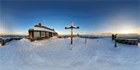 360 Grad Panorama: Hochwald Hochwaldbaude 3 (Gemeinde Oybin)