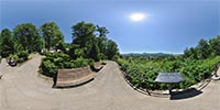 360 Grad Panorama: Hutberg - Aussicht auf Großschönau (Gemeinde Großschönau)