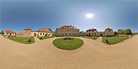360 Grad Panorama: Schloß Königshain Westseite (Schloß Königshain)