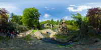 360 Grad Panorama: Rokotzbrücke - Südansicht (Azaleen- und Rhododendronpark)