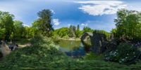 360 Grad Panorama: Rokotzbrücke - Südansicht (Azaleen- und Rhododendronpark)