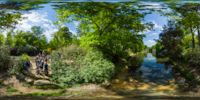 360 Grad Panorama: Rokotzbrücke - Westansicht (Azaleen- und Rhododendronpark)