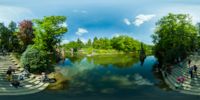 360 Grad Panorama: Basaltorgel (Azaleen- und Rhododendronpark)