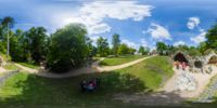 360 Grad Panorama: Grottenhaus Himmel und Hölle (Azaleen- und Rhododendronpark)