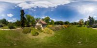 360 Grad Panorama: Kavaliershaus im Schweizerstil (Azaleen- und Rhododendronpark)