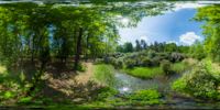 360 Grad Panorama: Rhododendronschlucht (Azaleen- und Rhododendronpark)