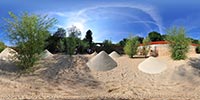360 Grad Panorama: Zuckerhüte im Setzgarten (6. Sächsische Landesgartenschau)