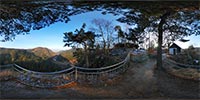 360 Grad Panoramen: Burg und Kloster Oybin