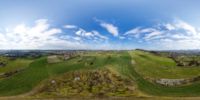 360 Grad Panorama: Schleifschieferhalde am Richterberg (Stadt Seifhennersdorf)