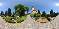 360 Grad Panorama: evangelisch-lutherische Kirche 2 (Gemeinde Großschönau)