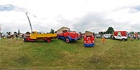 360 Grad Panorama: Fahrzeuge der Spedition Poller Ellefeld 1 (19. Kfz Veteranentreffen 2010 in Strahwalde)