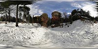360 Grad Panorama: Kelchstein 2 (Gemeinde Oybin)