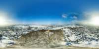 360 Grad Panorama: Burgsberg (Hrádek) Varnsdorfer Seite (Stadt Seifhennersdorf)