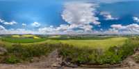 360 Grad Panorama: Großer Stein und Goethekopf (Gemeinde Leutersdorf)