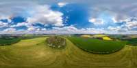 360 Grad Panorama: Großer Stein (Gemeinde Leutersdorf)