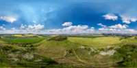 360 Grad Panorama: Grosser Stein (Gemeinde Leutersdorf)