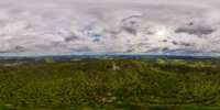 360 Grad Panorama: Hochwald - Turmbaude (Gemeinde Oybin)