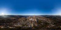 360 Grad Panorama: Lausche - Ansicht von Norden (OT Waltersdorf)