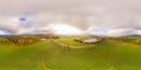360 Grad Panorama: OPPACHER Mineralquellen GmbH & Co. KG Herbst 2016 (Gemeinde Oppach)