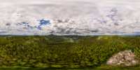 360 Grad Panorama: Luftpanorama - Scharfenstein (Gemeinde Oybin)